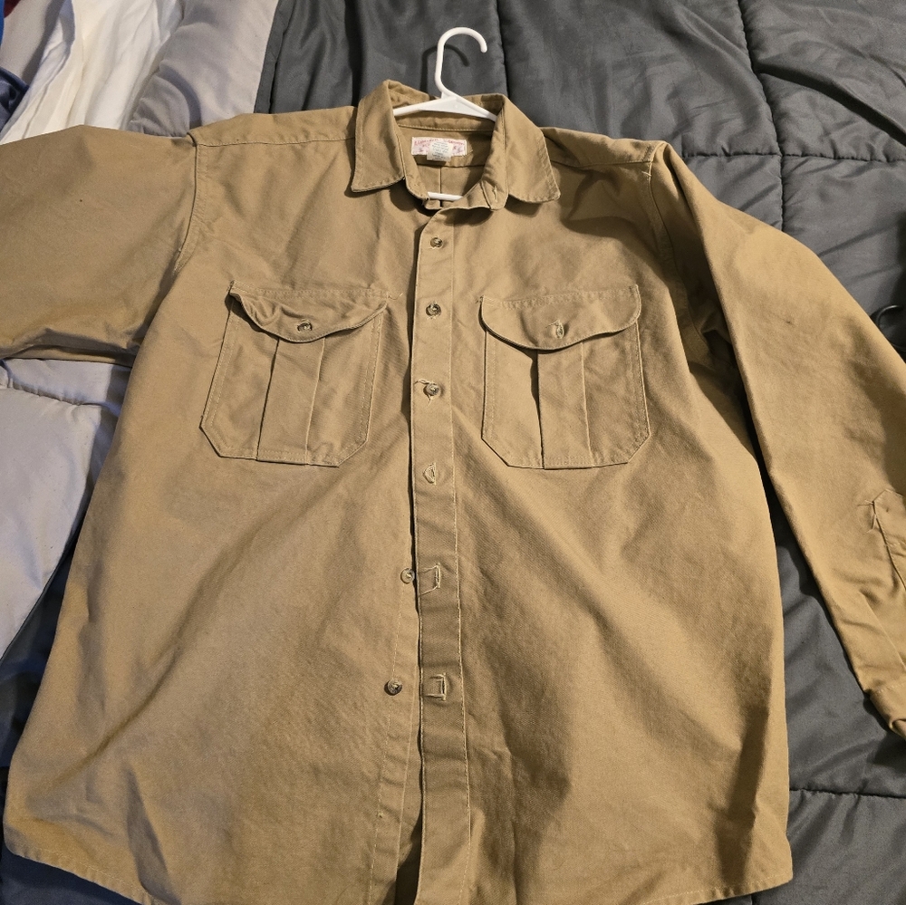 Filson Antique Tin Cloth  Button Men's Shirt